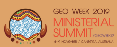 On our way to the GEO Ministerial Summit in Canberra, Australia